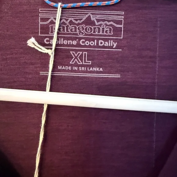 Patagonia Men's Capilene Purple Long Sleeve Tee - Picture 2 of 3